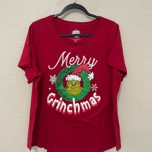 Merry Grinchmas Red T-Shirt